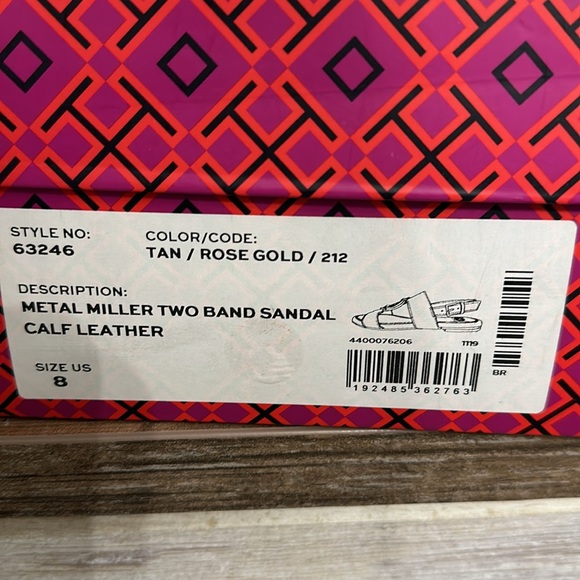 Tory Burch metal miller two band sandal. 🔥SALE 🔥 - Picture 3 of 4